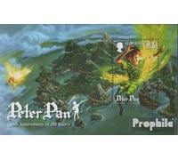 Prophila Collection Regno Unito - Alderney Block 27 (Completa Edizione) MNH ** MNH 2010 Barrie - Peter Pan (Francobolli per i Collezionisti) Fumetto