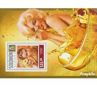 Prophila Collection Salomoninseln Block 288 (Completa. Problema.) MNH ** MNH 2014 Joe DiMaggio e Marilyn Monroe (Francobolli per i Collezionisti) Celebrità/Film/Teatro/Radio