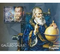 Prophila Collection Salomoninseln Block 326 (Completa. Problema.) MNH ** MNH 2014 Galileo (Francobolli per i Collezionisti) Spazio
