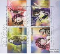Prophila Collection Sao Tome E Principe 4991-4994 Minifoglio (Completa. Edizione) MNH ** MNH 2013 Jim Morrison (Francobolli per i Collezionisti) Musica/Danza