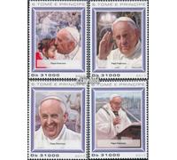Prophila Collection Sao Tome E Principe 7398-7401 (Completa. Edizione) MNH ** MNH 2017 Papa Francesco (Francobolli per i Collezionisti) Cristianesimo