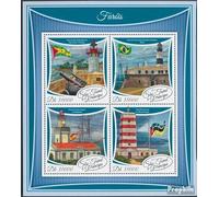 Prophila Collection Sao Tome E Principe 7453-7456 Minifoglio (Completa. Edizione) MNH ** MNH 2017 Fari (Francobolli per i Collezionisti) Fari