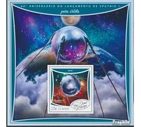 Prophila Collection Sao Tome E Principe Block 1344 (Completa. Edizione) MNH ** MNH 2017 Sputnik 1 (Francobolli per i Collezionisti) Spazio