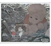 Prophila Collection St. Vincent Block 191 (Completa Edizione) MNH ** MNH 1991 Bernhard e Bianca (Francobolli per i Collezionisti) Fumetto