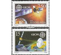 Prophila Collection Yugoslavia 2476-2477 (Completa Edizione) MNH ** MNH 1991 World Space (Francobolli per i Collezionisti) Spazio
