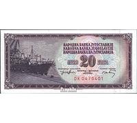 Prophila Collection Yugoslavia Pick-No.: 85, 7-Digit Serial Number Nuevo 1974 20 Dinara (Banconote per Collezionisti - nessun Mezzo di pagamento) Navigazione/Navi