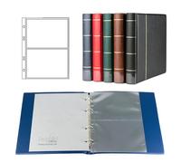 Prophila Kobra Album per cartolina con 20 copertine per 40 cartoline blu