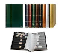 Prophila Leuchtturm album di bollo (nuovo) 60 pagine in nero, copertina verde