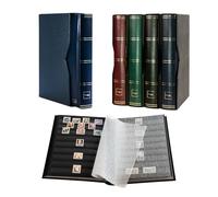 Prophila Leuchtturm classificatori 60 Pagine Nere con Cofanetto Blu