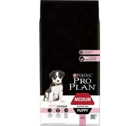 Purina Pro Plan Sensitive Skin Medium Puppy Crocchette Cane Salmone 12 kg - Croccantini per cani - 1° ORDINE? scegli lo sconto BZR5 / BZR20 + 200 punti fedeltà