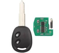 ProPlip Chiave completa con elettronica da programmare compatibile con Chevrolet Aveo Kalos Spark Beat Epica Lova Sail Matiz Holden Barina Daewoo 2 pulsanti 434MHz ID48 telecomando vergine (lama