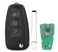 ProPlip - Chiave completa con elettronica da programmare, compatibile con Fiesta Mondeo Focus kuga Gran Galaxy C-Max S-Max Tourneo Transit FSK 4D83 434MHz telecomando 3 pulsanti Vergine