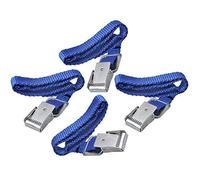ProPlus 330285, set di 4 cinghie di fissaggio con fibbie in metallo per portabici