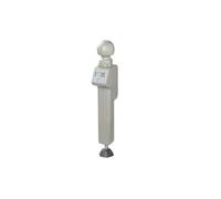 ProPlus Bilancia Digitale per Timone Roulotte Fino a 150 kg, Misuratore di Carico Verticale con Display LCD e Livella a Bolla, Altezza Regolabile 325-466 mm