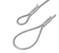 ProPlus 341298 - Corda di strappo da 40 cm, per rimorchio, corda per freno, caravan, AHK, filo di acciaio