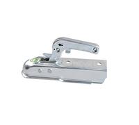 ProPlus Gancio da Traino Quadrato, Zinco, 750kg, E4 / DEKRA, Metallic