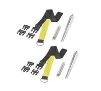 ProPlus Set di tiranti per tenda omnistor, tenda da sole, camper, roulotte, 2 x 3 m, con clip