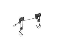 ProPlus Supporto da Soffitto per Bicicletta e Kayak Portata 57 kg, Elevatore a Carrucola Salvaspazio per Box Auto e Garage, Sollevatore per Scala e Box Tetto Fino a 4 m di Altezza