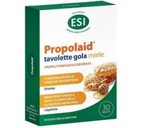 propolaid Esi Integratore Benessere Gola 30 Tavolette Gusto Miele