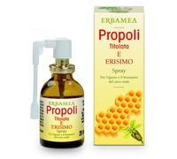 ERBAMEA Propoli Titolata ed Erismo 20 ml - Spray per il cavo orale