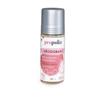 Propolia - COSMOS ORGANIC - Deodorante antitraspirante - Idrata e ammorbidisce - Miele, Hamamelis, & Cristal d'allume - Odore fresco e limone - Made in France - Roll-on 50 ml