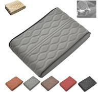Proposition/Propostion Memory Cotton Car Armrest Box Pad, Auto Leather Waterproof Center Middle Console Cover Pad, Universal Style Sponge Car Armrest Box Pads, for Center Console (grey)
