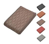 Proposition/Propostion Memory Cotton Car Armrest Box Pad, Auto Waterproof Center Middle Console Cover Pad, Vehicle Memory Foam Armrest Seat Box Cushion Protector, for Center Console (Coffee)