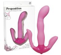 Vibratore T-Shaped per Triplice Piacere