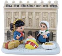 Proposte Religiose Presepe dal Mondo in Ceramica da Collezione Dipinto a Mano (Normandia)