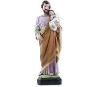 Proposte Religiose Statua di San Giuseppe in resina. Altezza cm 30. Dipinta a mano.