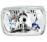 PROPOSTEONLINE Fanale Proiettore Universale per tutti i Veicoli H4 alogeno 200 MM diametro 142 MM profondità SENZA Luce posizione
