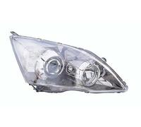 PROPOSTEONLINE Fanale realizzato per Honda CR-V 2006 Destro H1-HB3 alogeno predisposto per regolazione elettrica Parabola nera 33101SWWG01