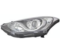PROPOSTEONLINE Fanale realizzato per Hyundai i30 2015 lato conducente H7-H7-H7-PY21 alogeno con Motore elettrico Parabola cromata 92101A6060