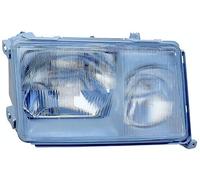 PROPOSTEONLINE Fanale realizzato per Mercedes 200 W124 1985 lato conducente H4-H3 alogeno predisposto per regolazione pneumatica A1248202661