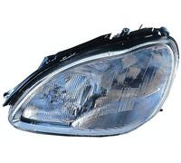 PROPOSTEONLINE Fanale realizzato per Mercedes Classe S W220 lato guida H7-H7-H1 alogeno predisposto per regolazione elettrica A2208200161