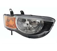 PROPOSTEONLINE Fanale realizzato per Mitsubishi COLT dal 2009 lato passeggero H4 alogeno con Motore elettrico +indicatore direzione 8301B652