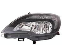 PROPOSTEONLINE Fanale realizzato per Opel MERIVA dal 2010 al 2013 lato conducente H7-H1 alogeno con Motore elettrico Parabola nera 13383876