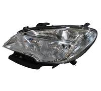 PROPOSTEONLINE Fanale realizzato per Opel MOKKA 2012 lato conducente H7-HB3-WY21W-W21/5 alog. con Motore elettrico Parabola cromata 95095496
