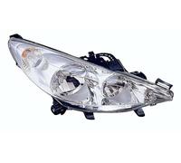PROPOSTEONLINE Fanale realizzato per Peugeot 207 2006 Destro H7 alogeno c/Motore elett. con Freccia Parabola crom. SENZA Fendinebbia 620695