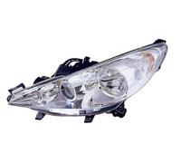 PROPOSTEONLINE Fanale realizzato per Peugeot 207 2006 Sinistro H7 alogeno pred. reg. elettrica con Luce curva dinamica +Fendinebbia 620896