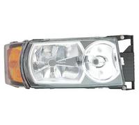 PROPOSTEONLINE Fanale realizzato per Scania SERIE P/R dal 2006 lato passeggero XENON H7-D1R con regolazione manuale Parabola cromata 2442635