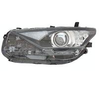 PROPOSTEONLINE Fanale realizzato per Toyota AURIS 2015 Sinistro a LED pred. per regol. elettrica Parabola nera con Lenticolare 8117002K30