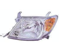 PROPOSTEONLINE Fanale realizzato per Toyota HILUX PICK-UP '06 lato conducente H4 alogeno predisposto per regolazione elettrica 811500K080