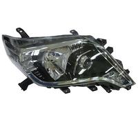 PROPOSTEONLINE Fanale realizzato per Toyota LAND CRUISER 2013 Destro HB3 a LED pred. per regol. elettrica Parabola nera 8114560J10