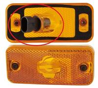 PROPOSTEONLINE Gruppo ottico realizzato per Iveco DAILY MAXI dal 2006 al 2011 laterale con Connettore ovale Luce Arancio 193173