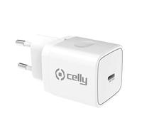 Caricabatterie Celly TC1USBC30WWH Bianco