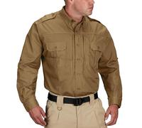 Propper Popeline Camicia Tattica a Maniche Lunghe da Uomo, Coyote, XXL