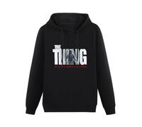 propr The Thing John Carpenter Long Sleeve Hoody with Pocket Sweatershirt Hoodie Black L