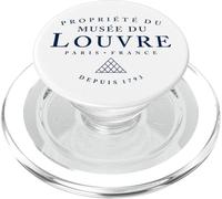 Proprietà del Museo del Louvre dal 1793 Navy Print PopSockets PopGrip per MagSafe