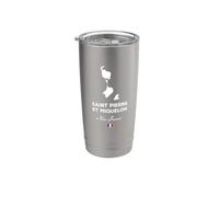 Proprietà di Francia - Saint Pierre Et Miquelon Bicchiere termico in acciaio inox doppia parete